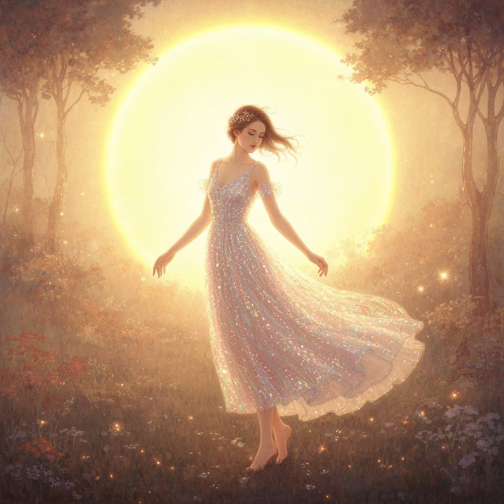 Sparkling floaty dress 