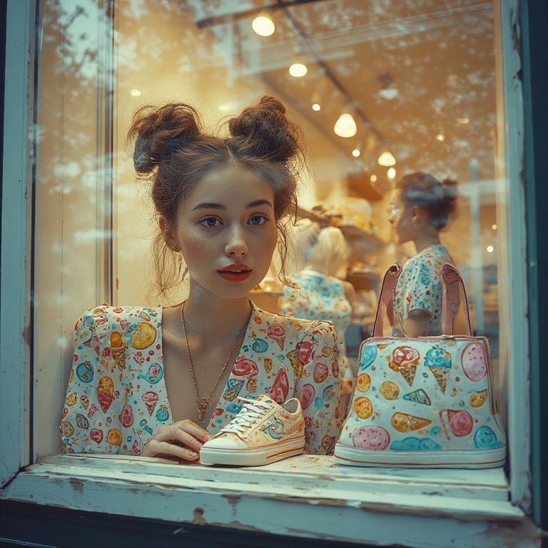 Ice cream fashion