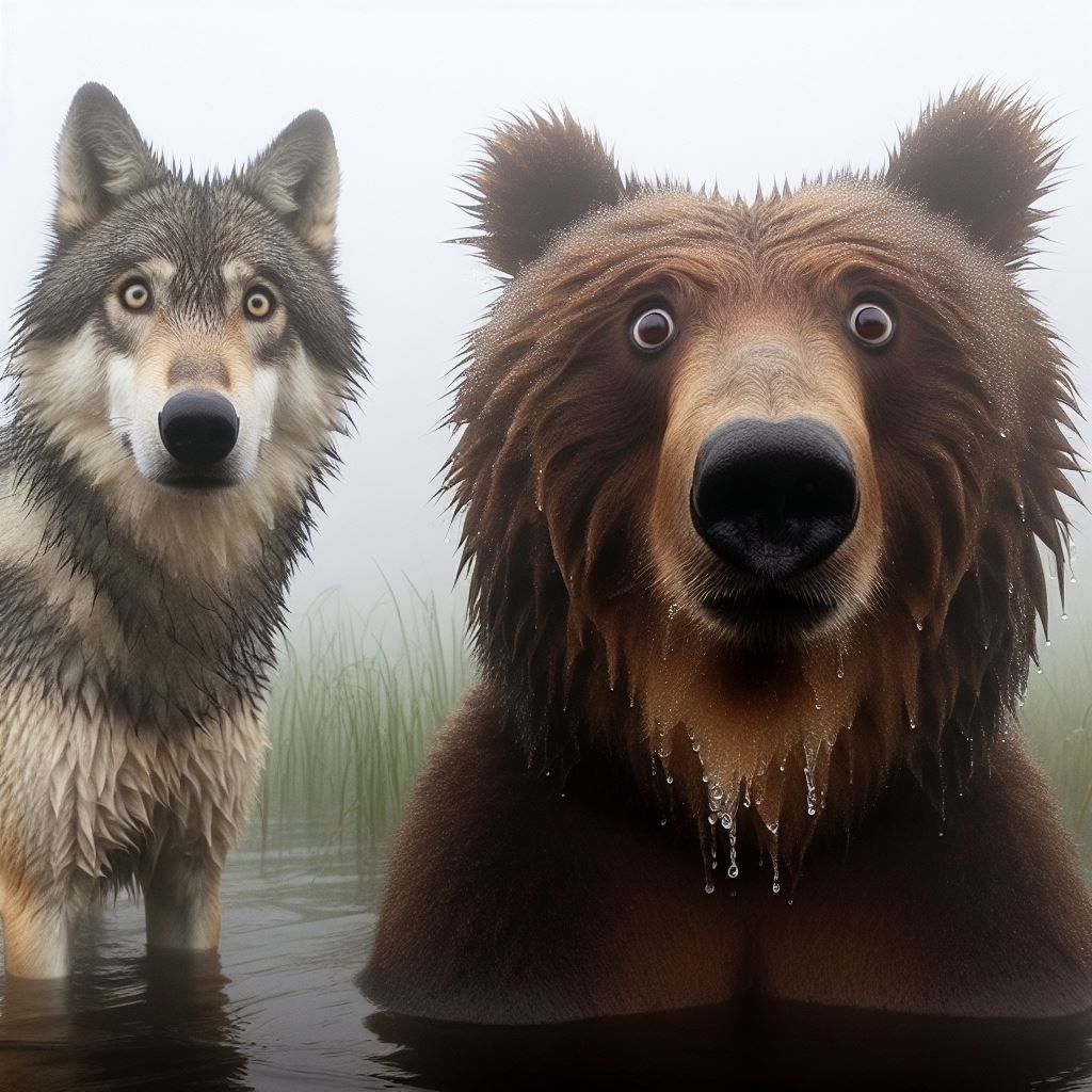 Bear and Wolf