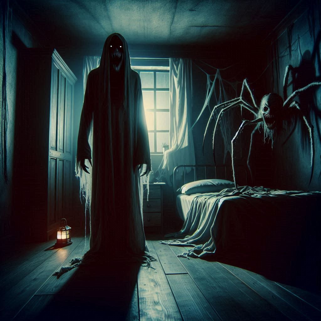 I'm watching the spider, you watch the other thing