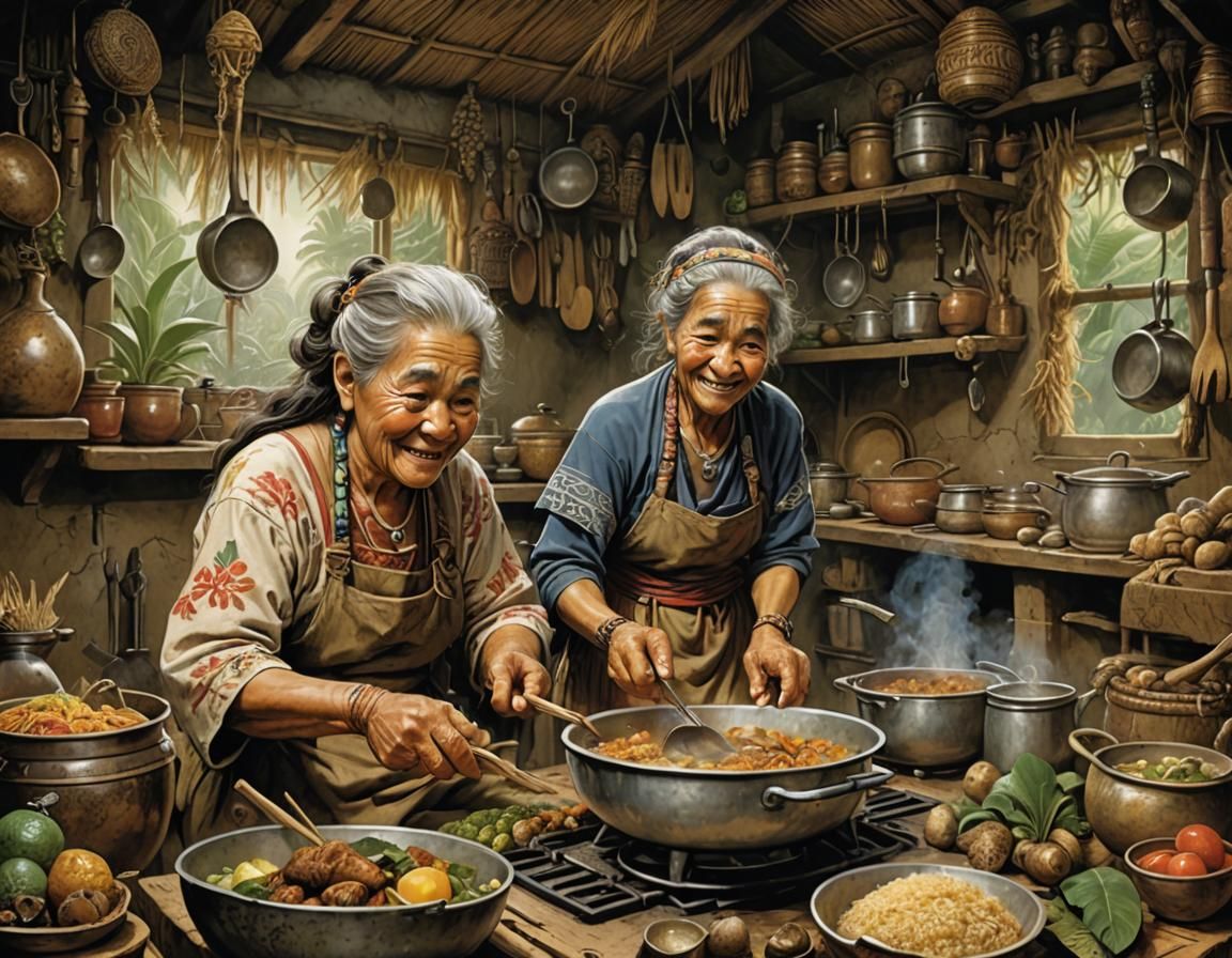 grandmas' kitchen  by @Nama