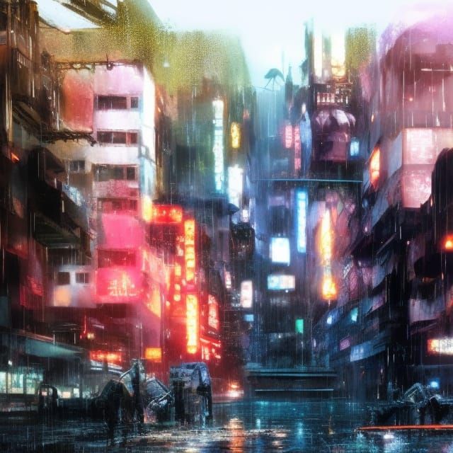 cyberpunk - city of rain