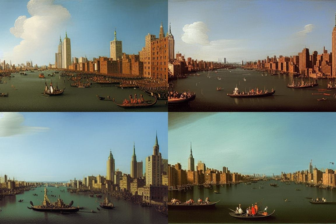 manhattan by canaletto