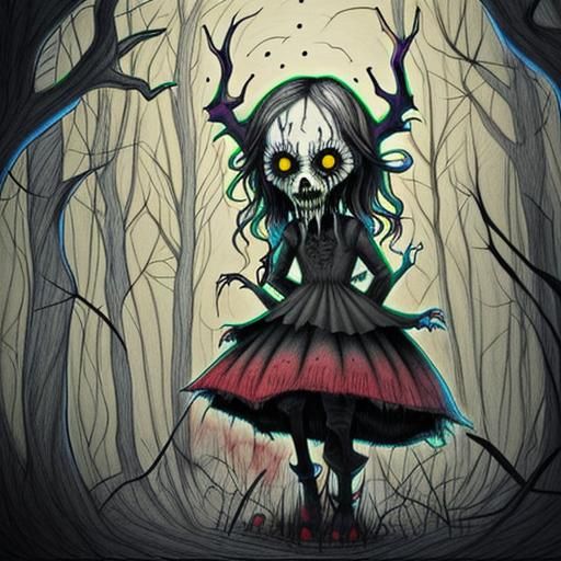horror coloring book