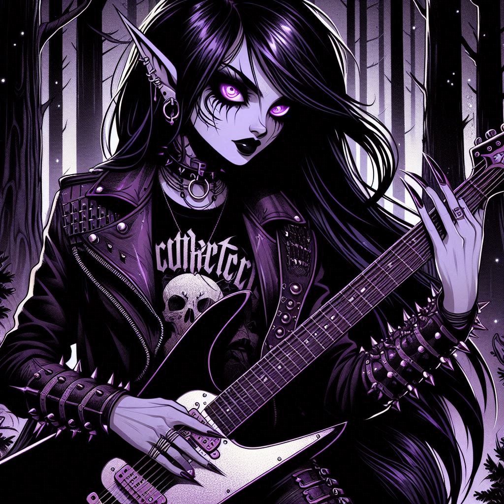 Metal in her veins