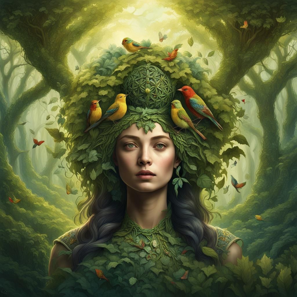 Nature goddess  by @undefined