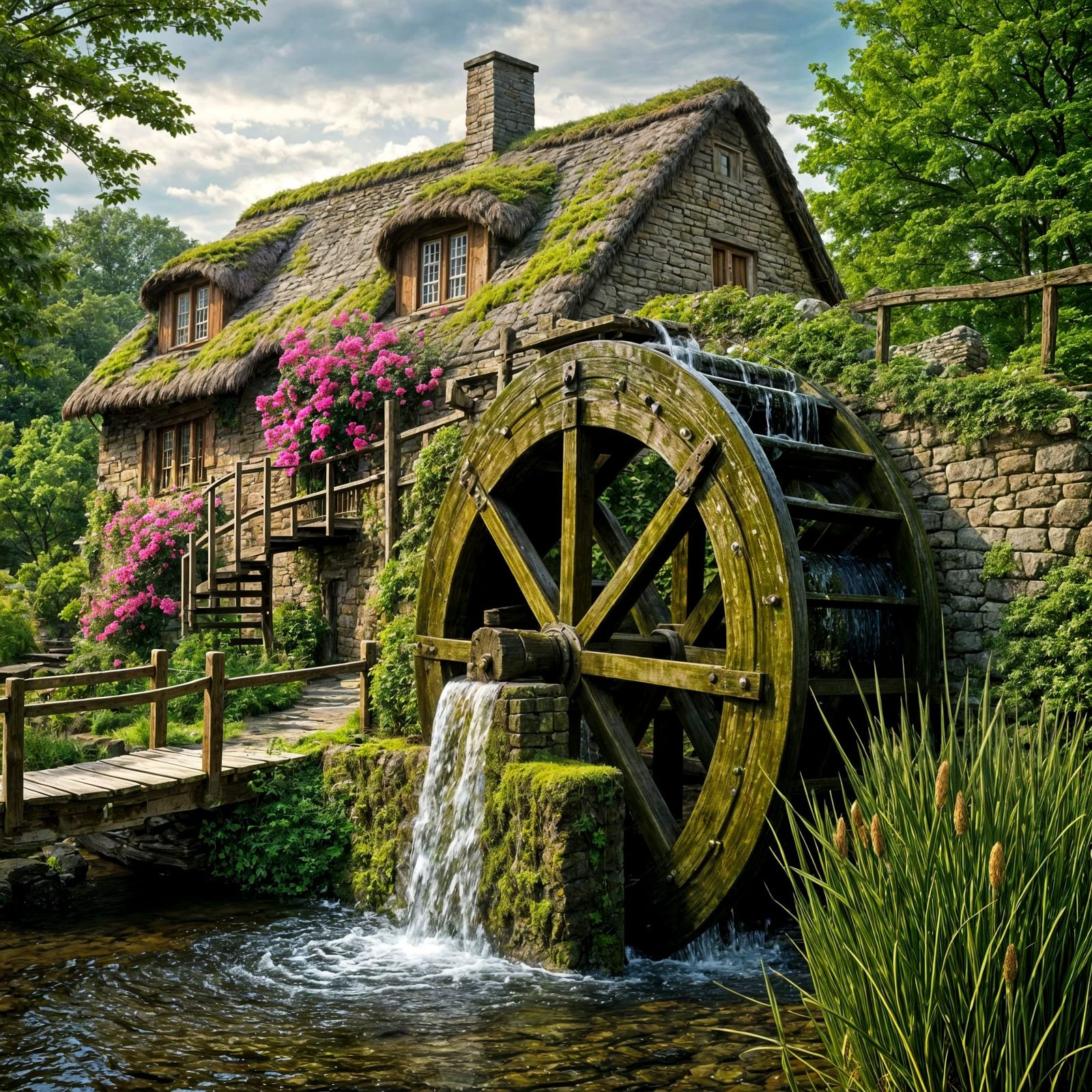 The Marie-Antoinette watermill  by @Francis H