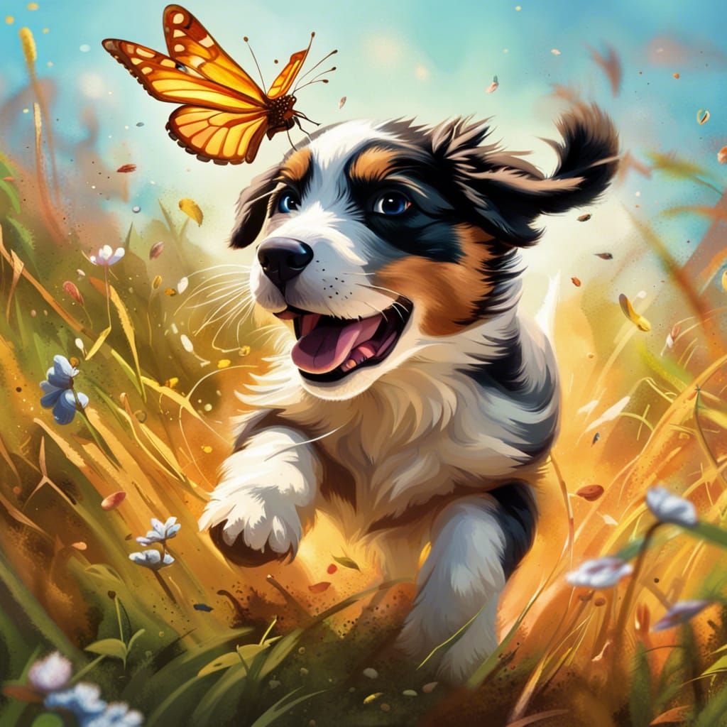 Run, cutie, run!  by @Pavlova