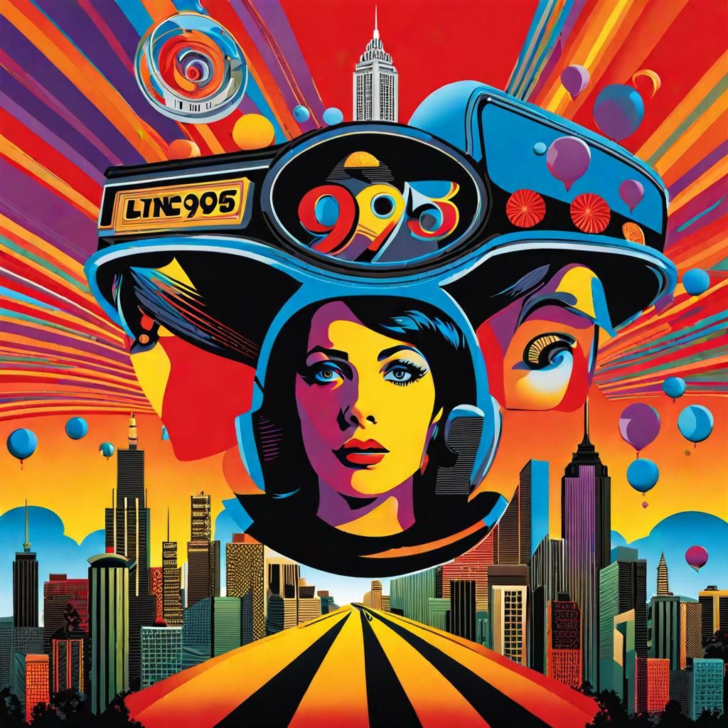 Surreal Melting Office in Salvador Dali Style