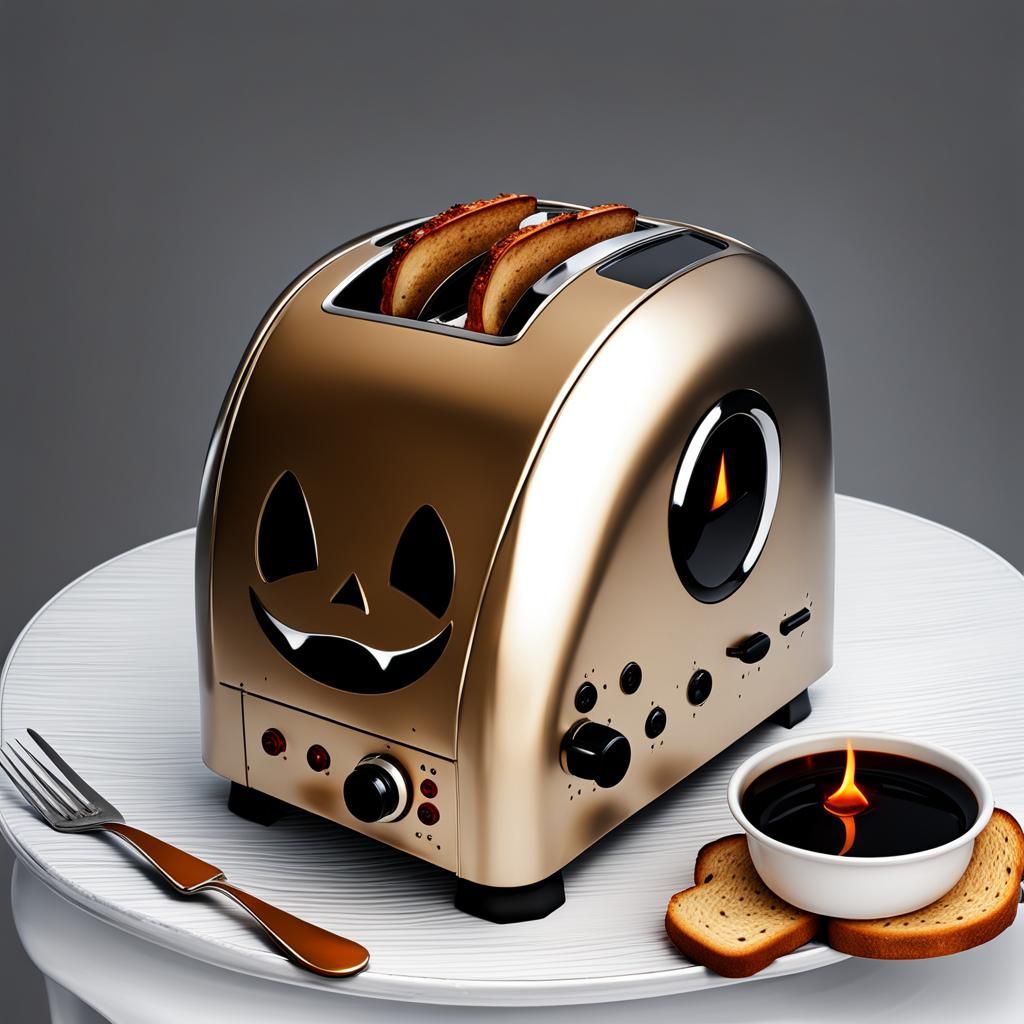 Scary Toaster 1 AI Generated Artwork NightCafe Creator