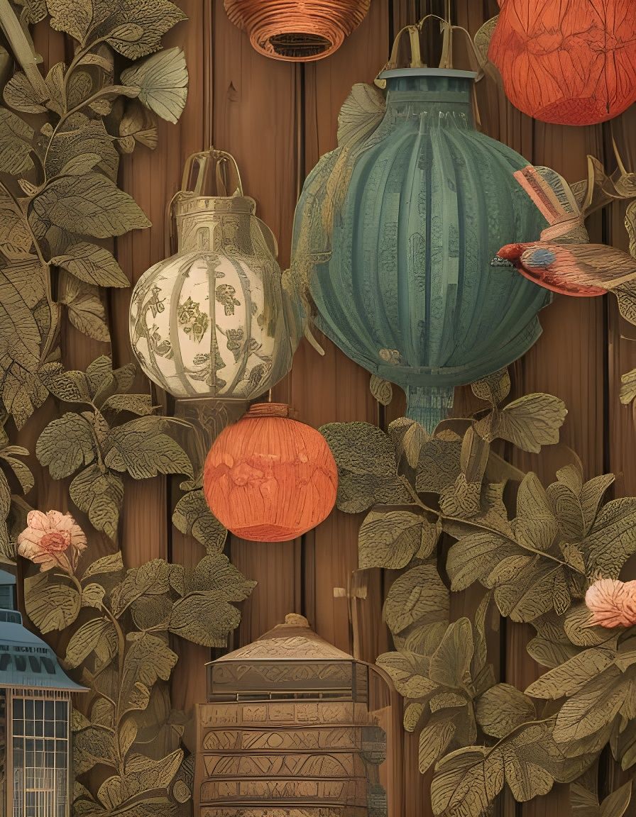 Patio Garden AI Generated Artwork NightCafe Creator