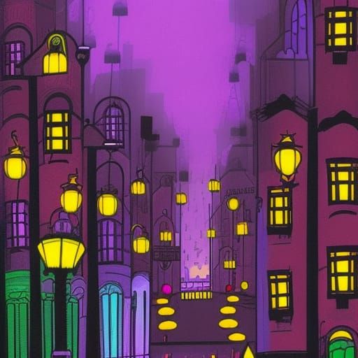 NOIR CITYSCAPES tarot card layout
raindrops
electric blue ne...