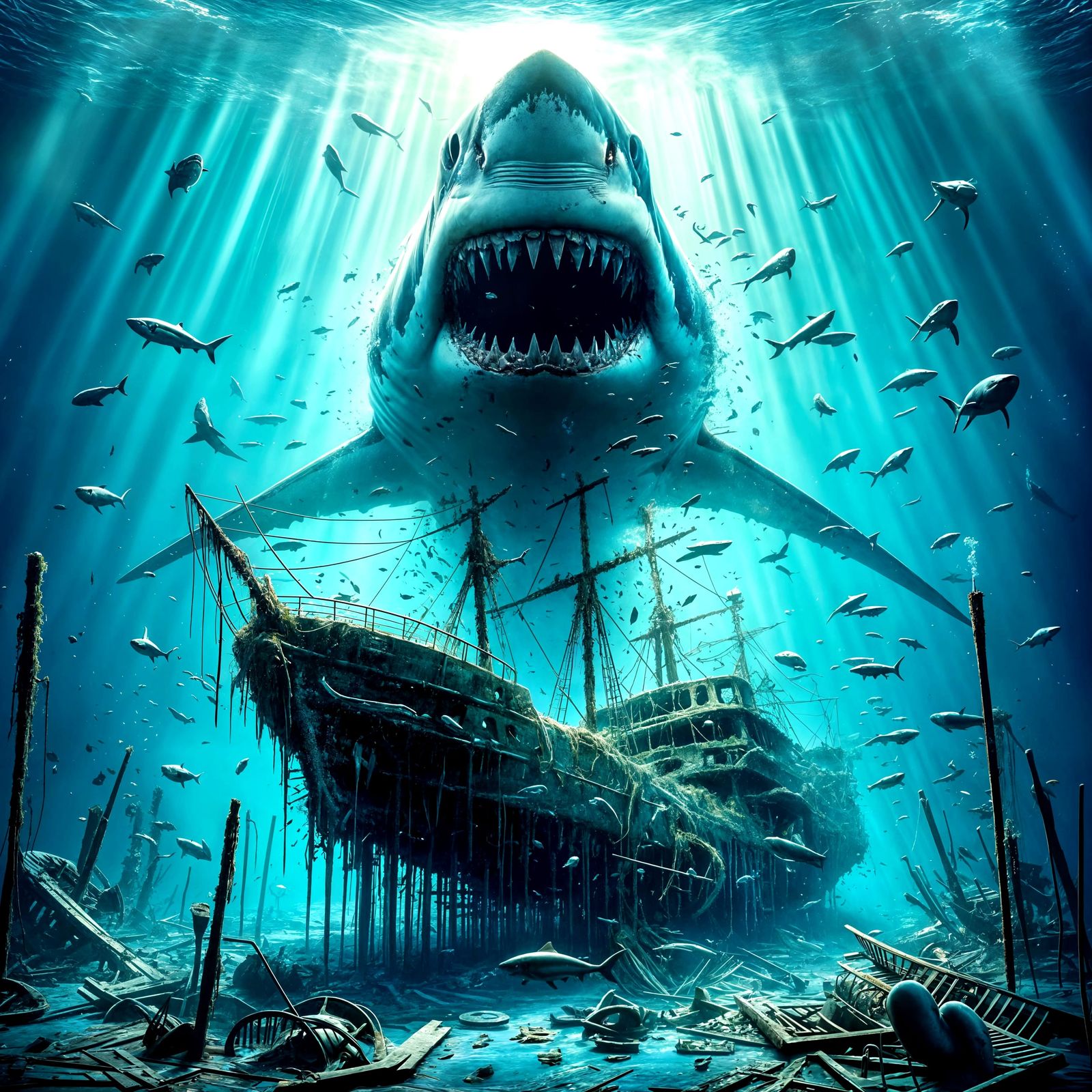 Colossal Megalodon   by @Floe Joe 