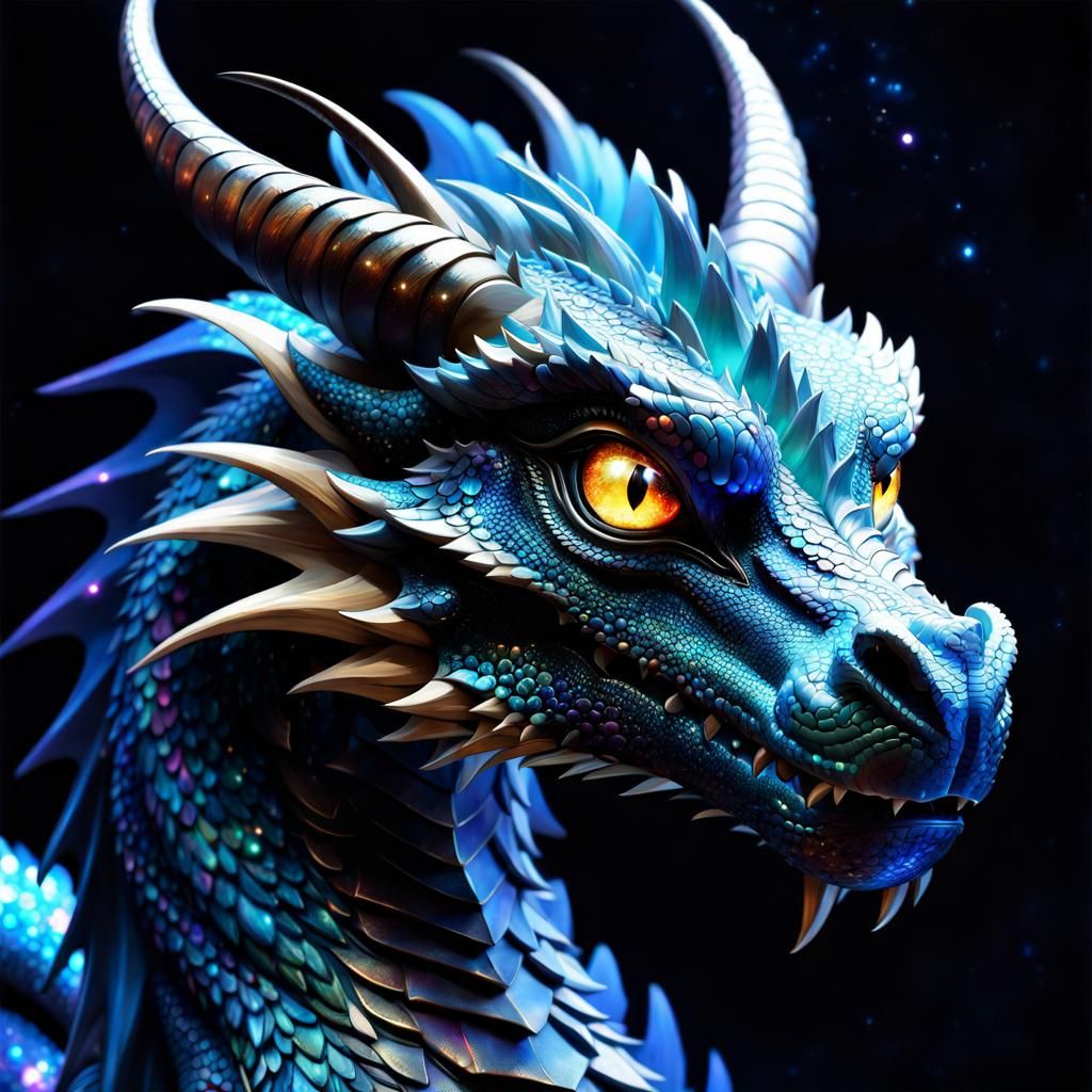 Outer Space Dragon - AI Generated Artwork - NightCafe Creator