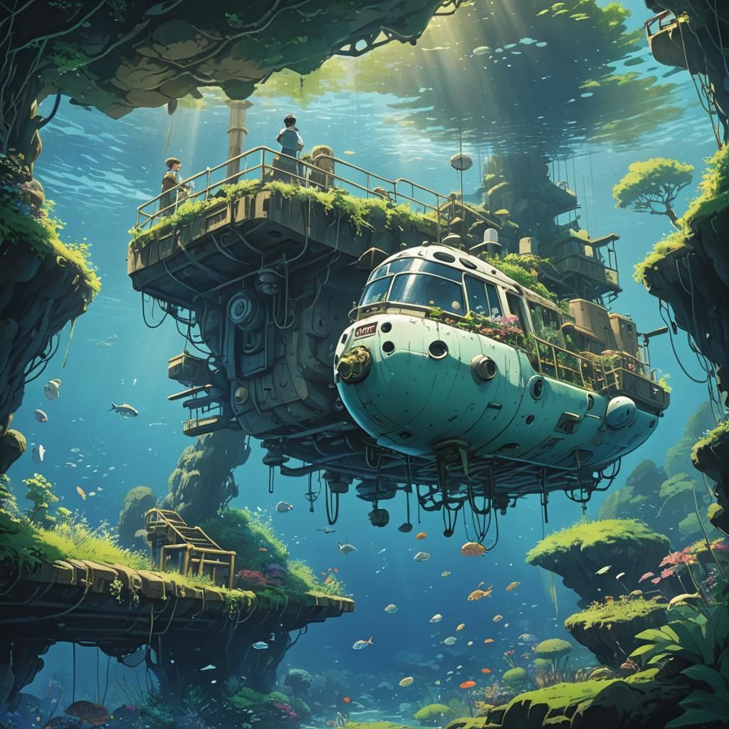 Life of under the water paradise