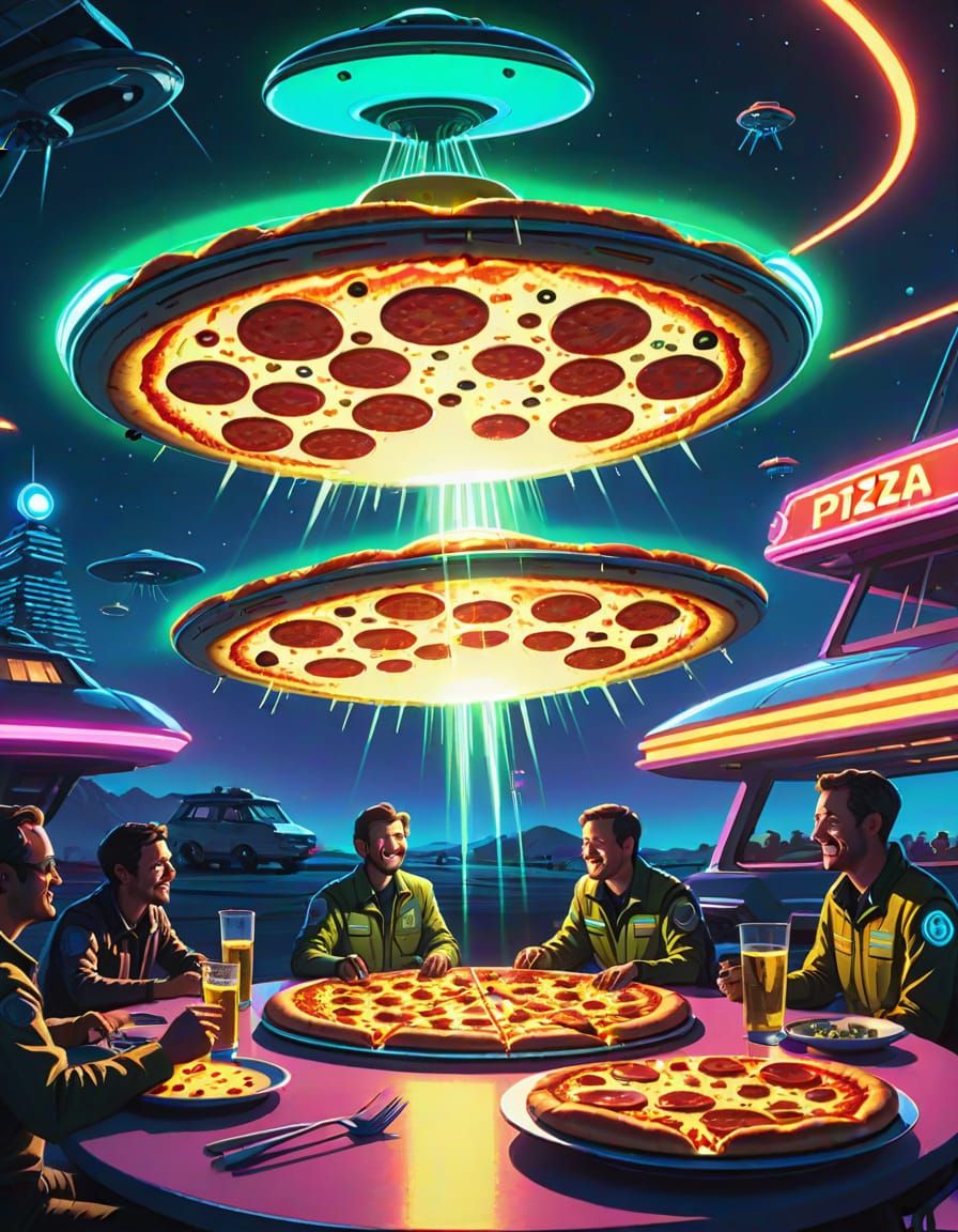 Beaming Pizza   by @Nageswara