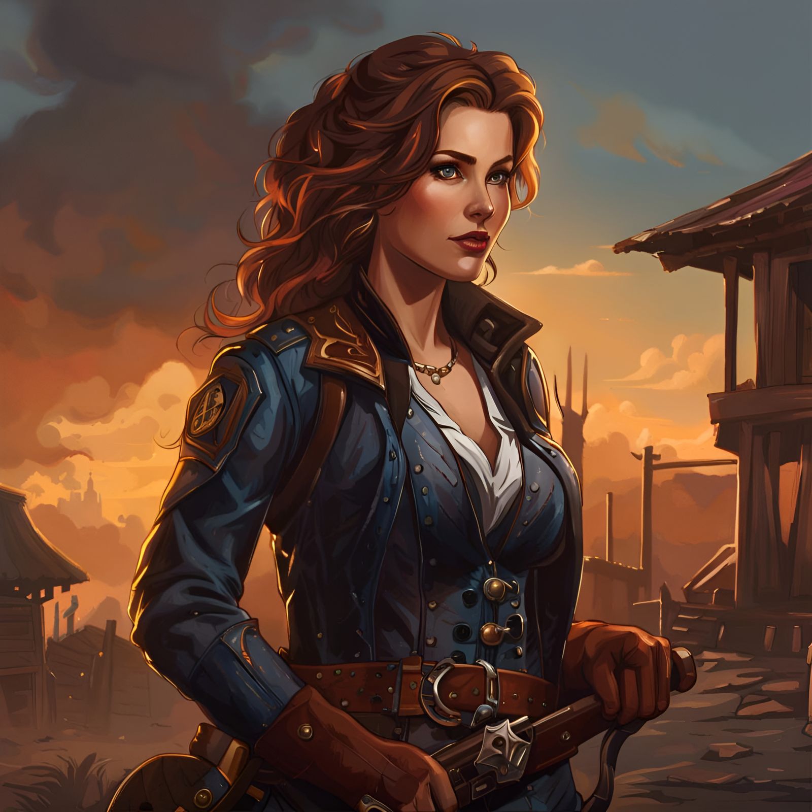 Annie Oakley - AI Generated Artwork - NightCafe Creator