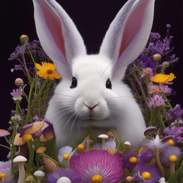 Fantastical, mystical rabbit - AI Generated Artwork - NightCafe Creator