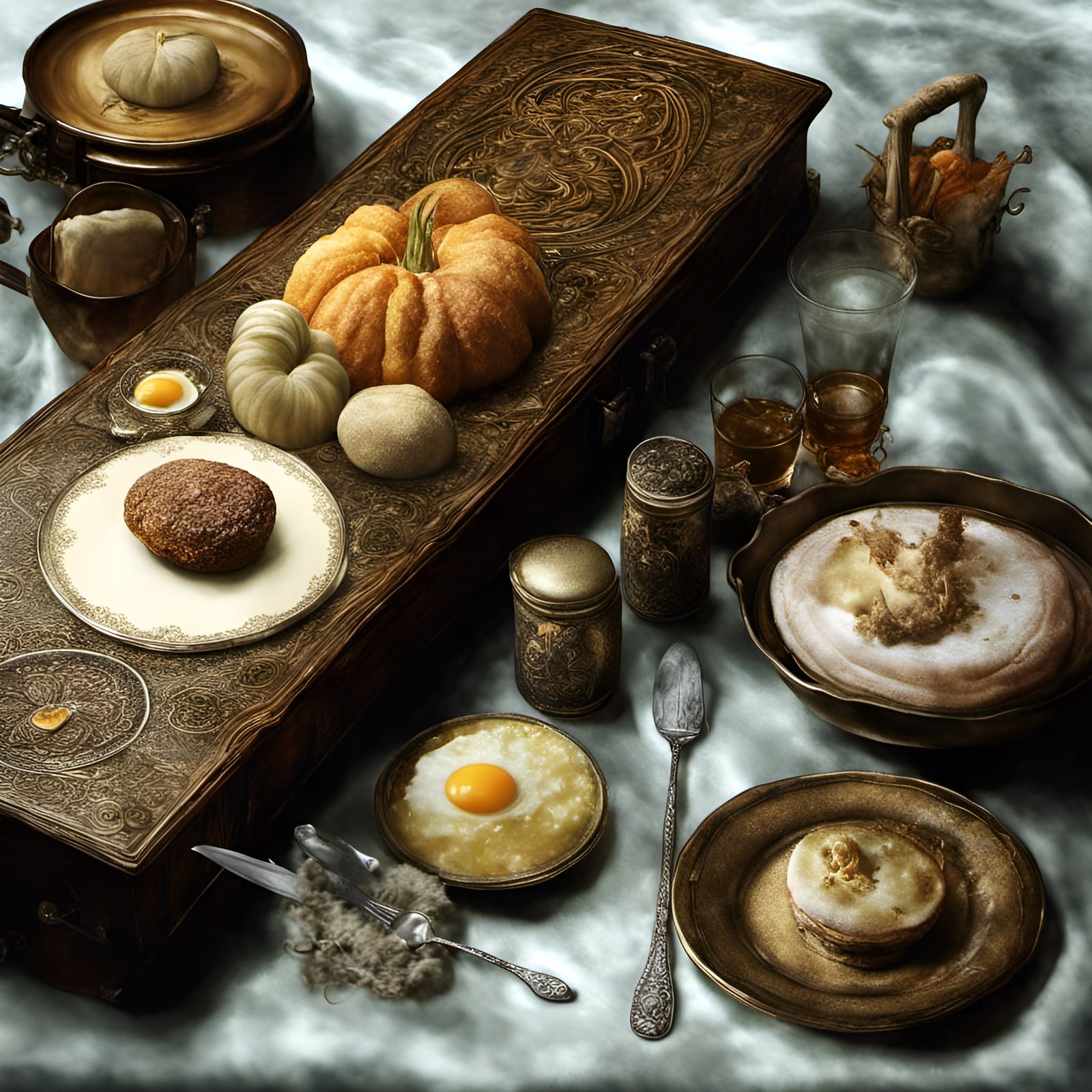 Small Portions of Exquisite Food + speilegg