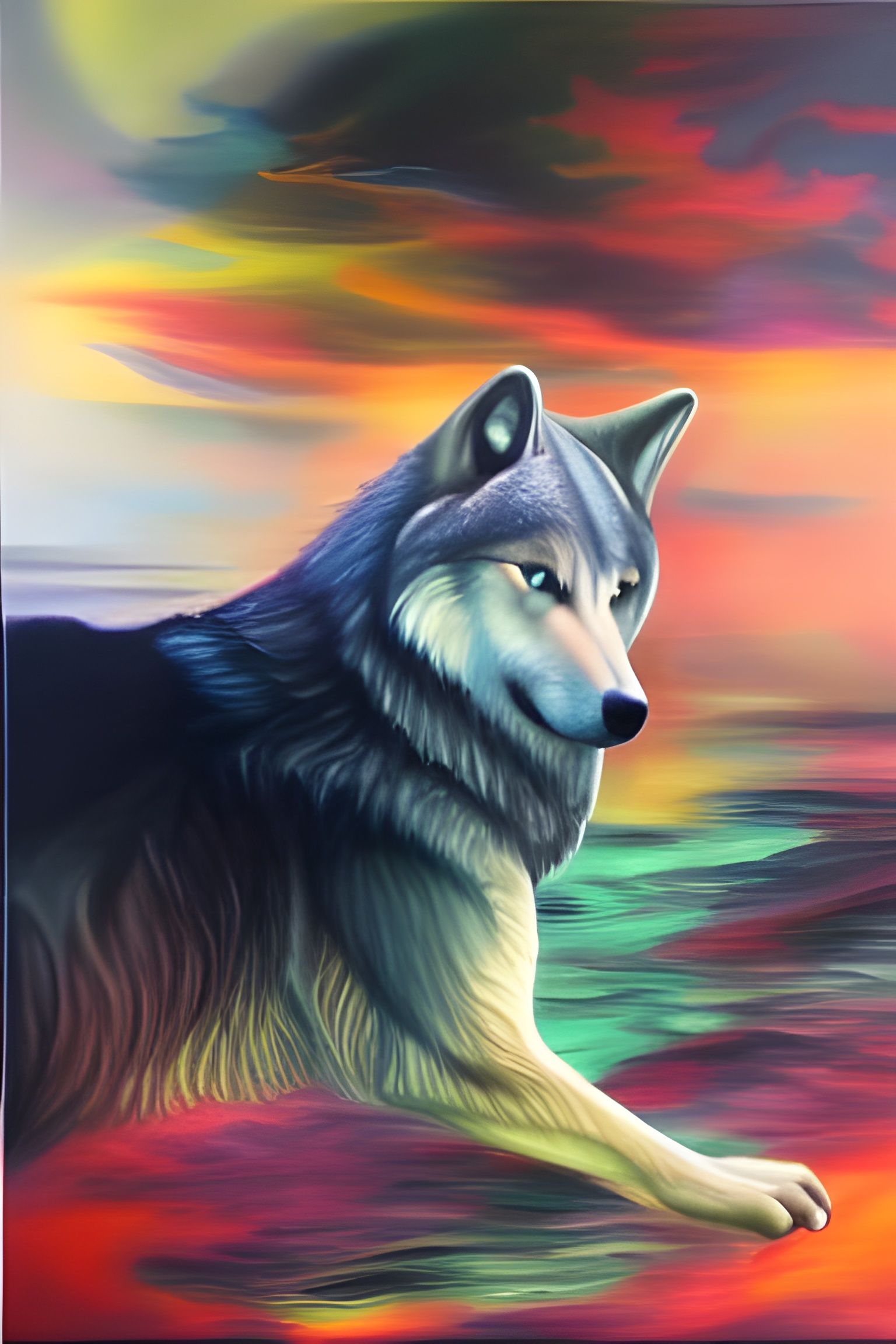 a wolf in dream