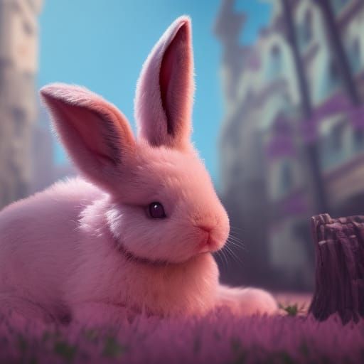 Pink bunny