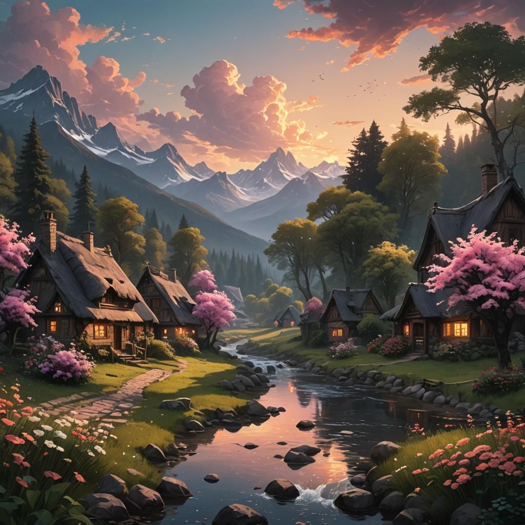 Fantasy landscape