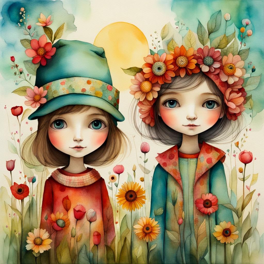 Emy & Nell  by @CarineVP