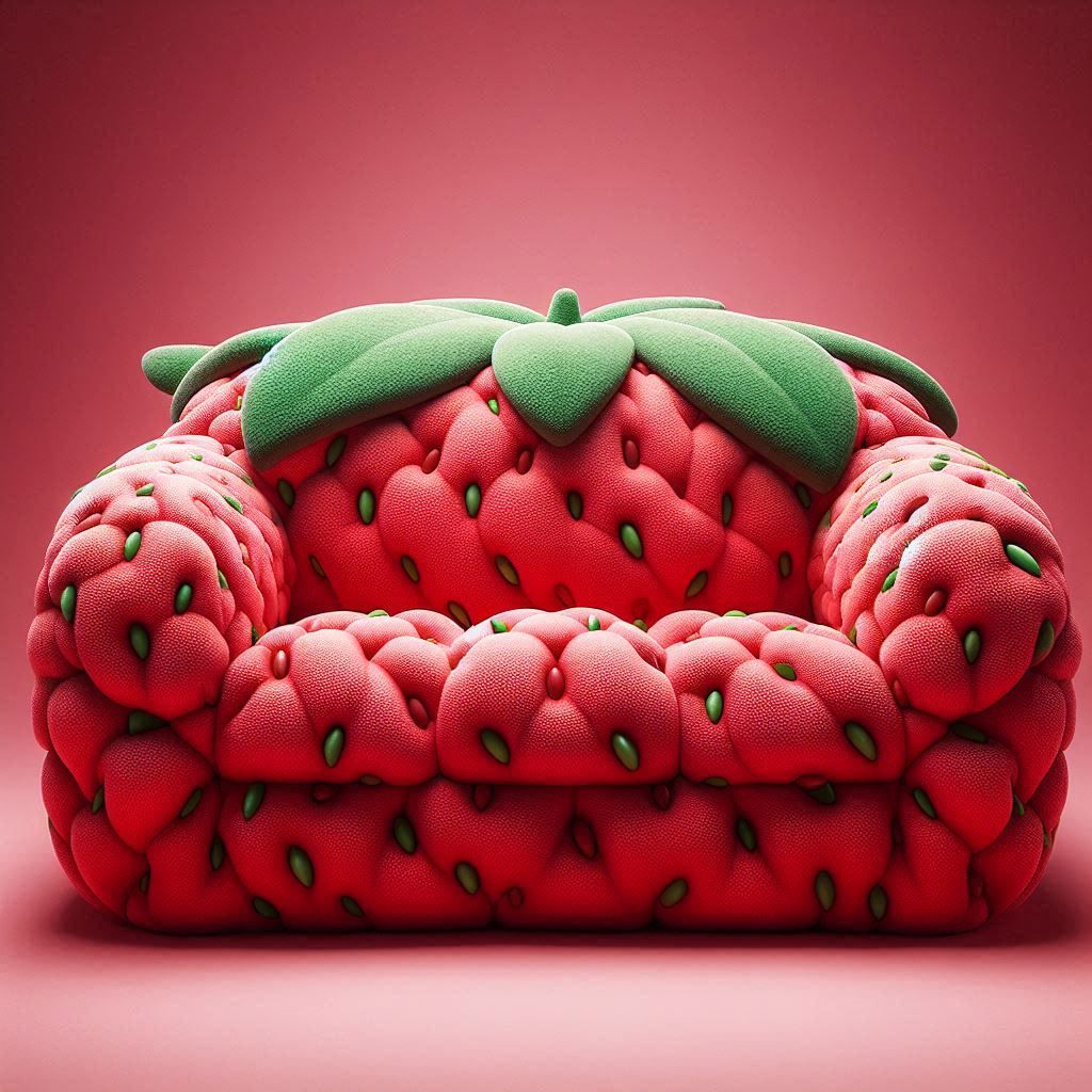 Strawberry Couch 1