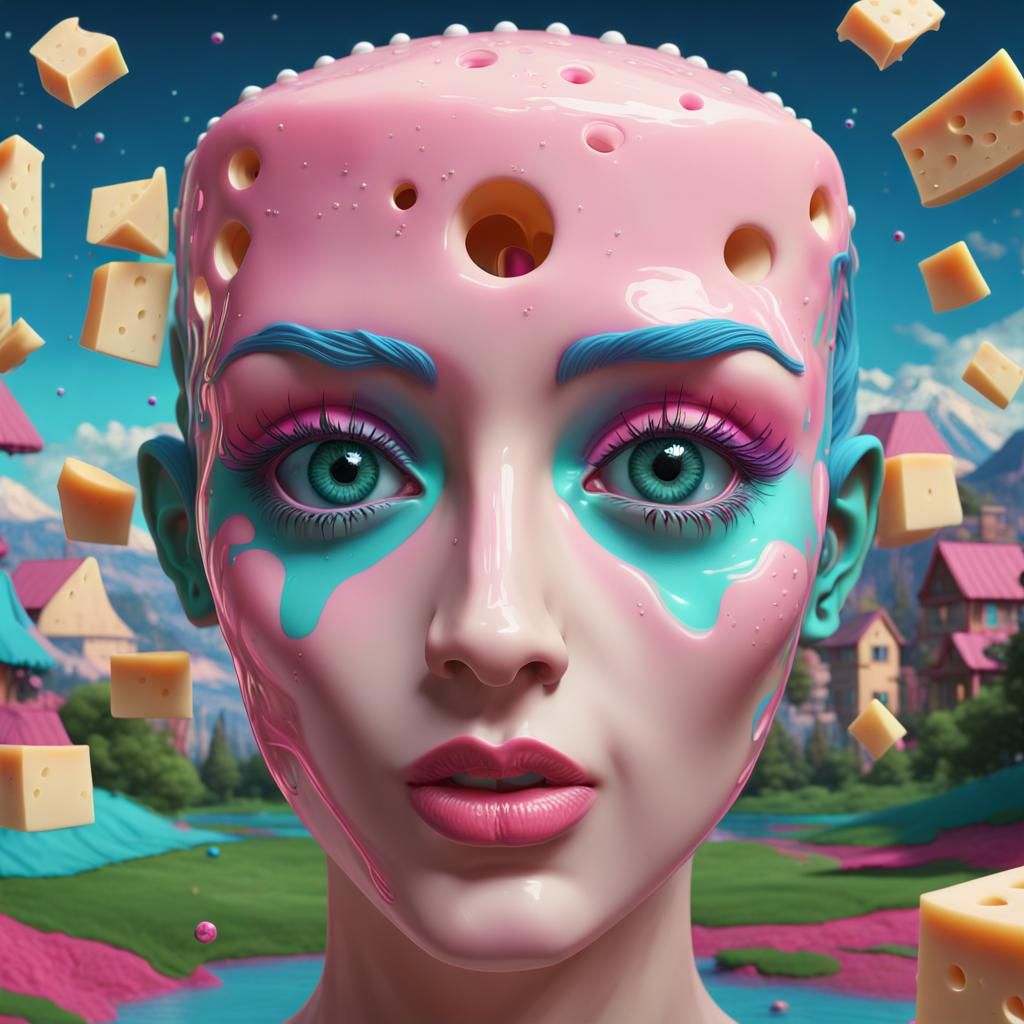 I am NOT a cheese head AI Generated Artwork NightCafe Creator