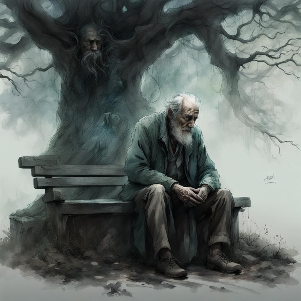 Lost in Grief  by @SolitaryWeaver