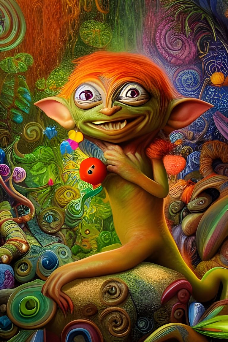Goblin in the Fantasy Forest