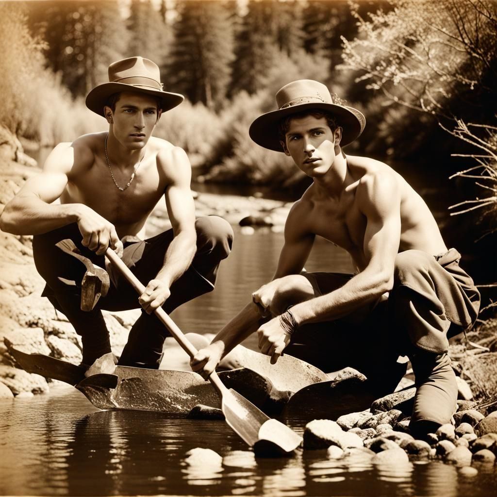 Gold Rush, California in 1850