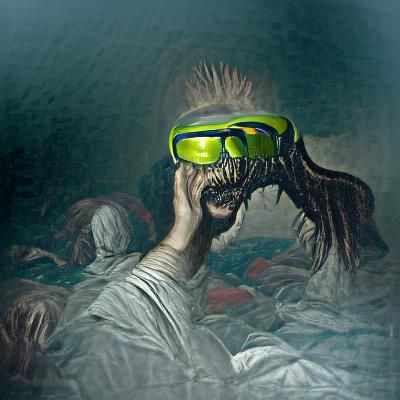 alien monster goggles kill