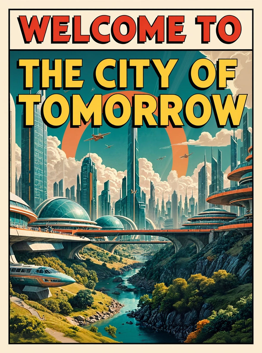  “Welcome to the City of Tomorrow!”  by @RedLeoPard