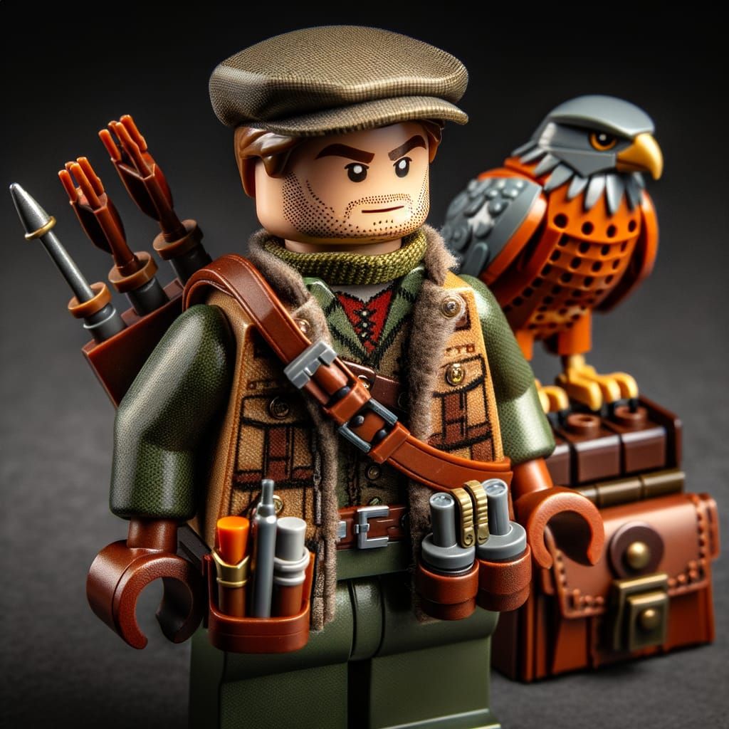 LEGO Male Hunter (Medieval Fantasy)