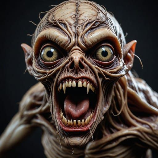 Absolutely terrifying  monster good lord this one is horrify...