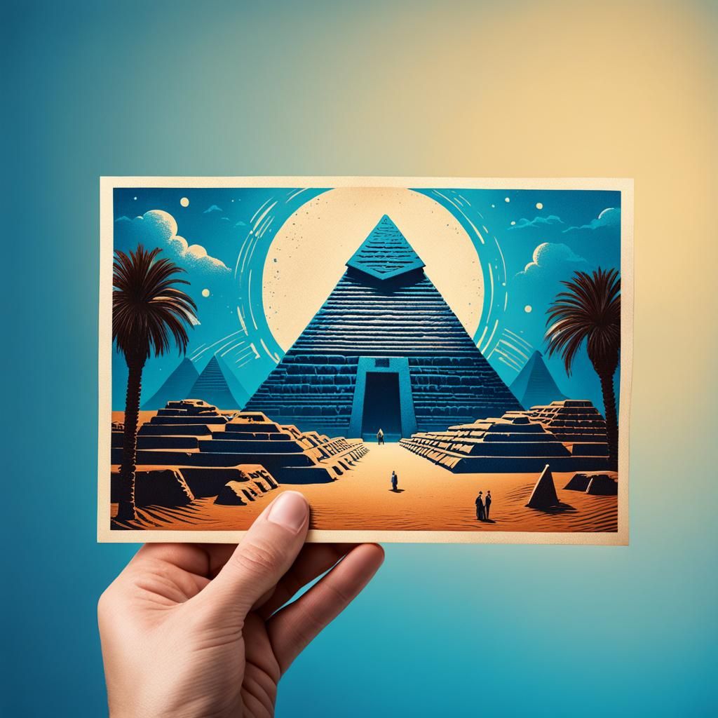Someone got a postcard from Egypt  by @Desislava