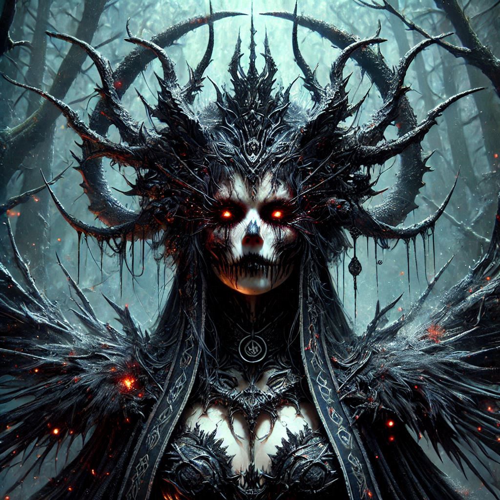Chthonic Queen : Forest of Terror  by @Artless