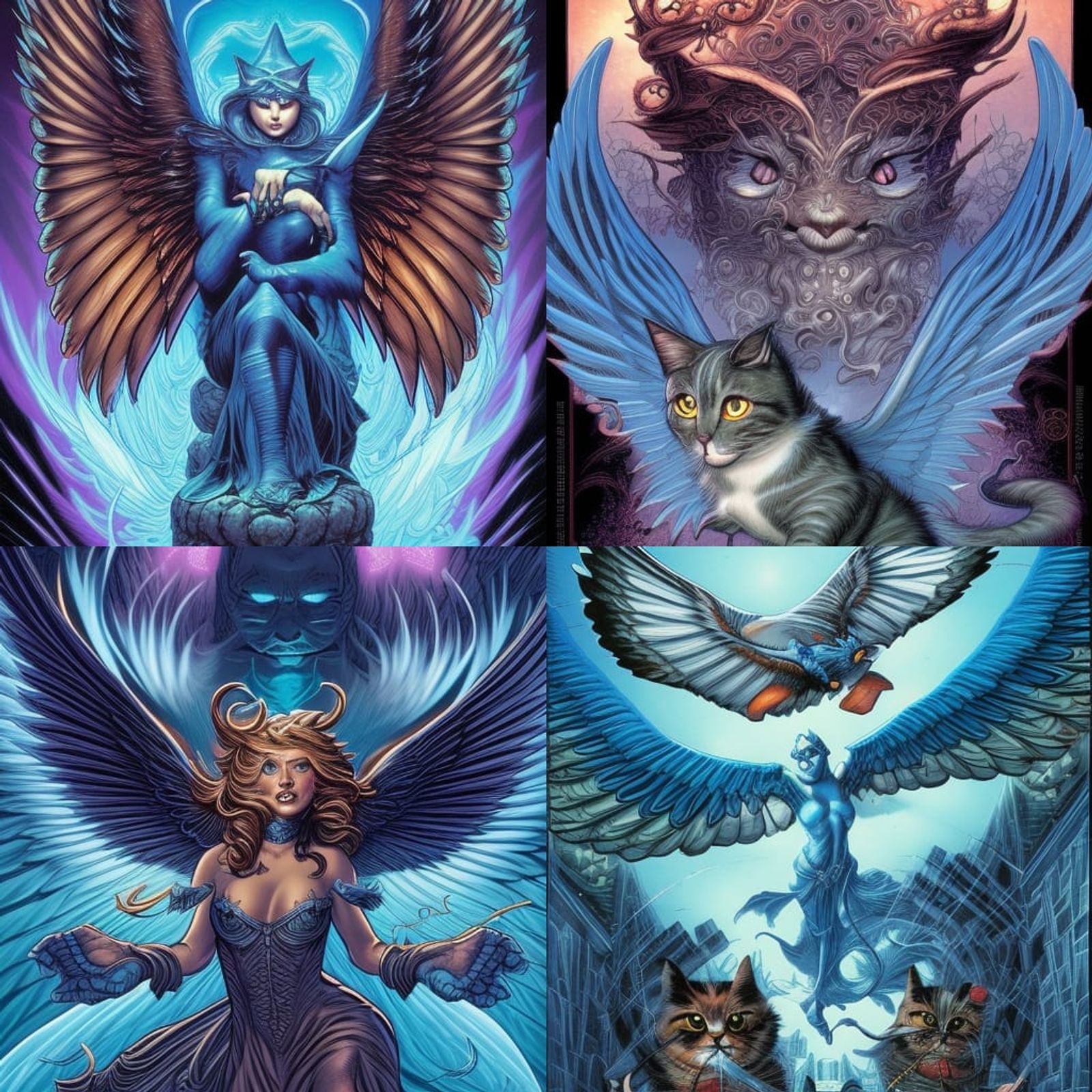 winged cat mythology