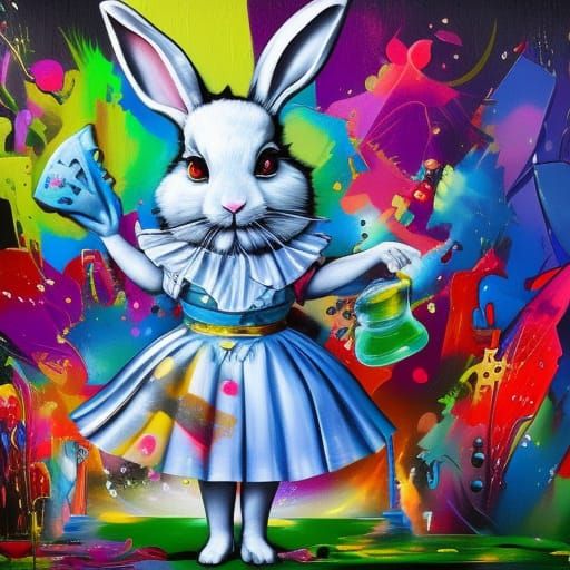 Rabbit hole Alice in wonderland