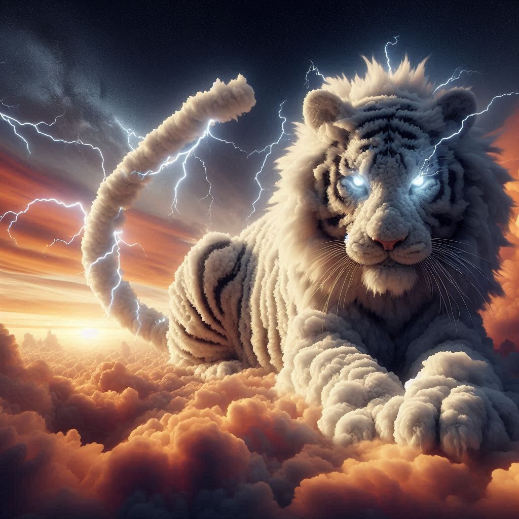 Morning fantasy Cloud tiger  by @jnatas