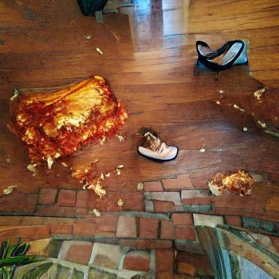 some days you win. other days you drop a family sized lasagn...