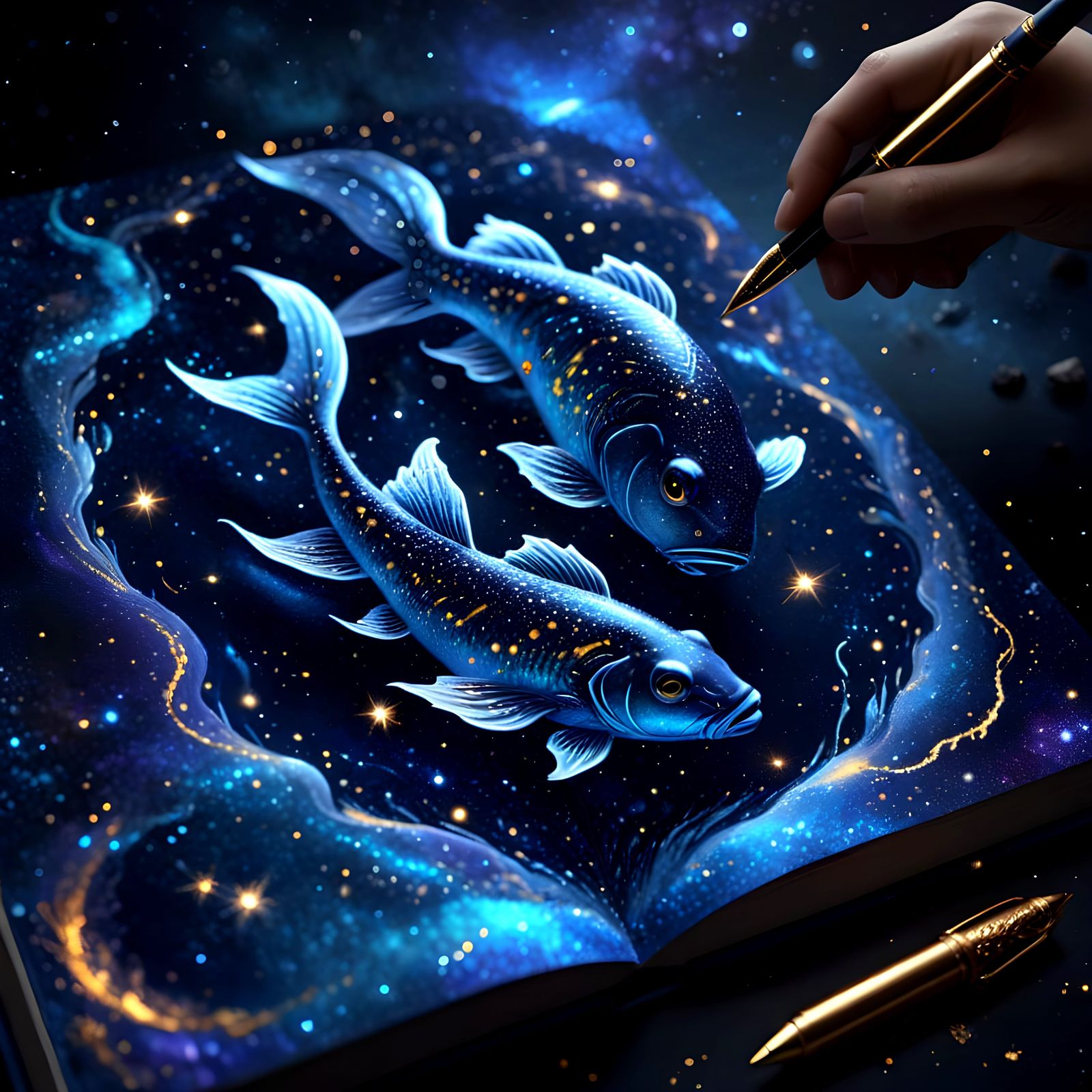 Galaxy Fish   by @Floe Joe 
