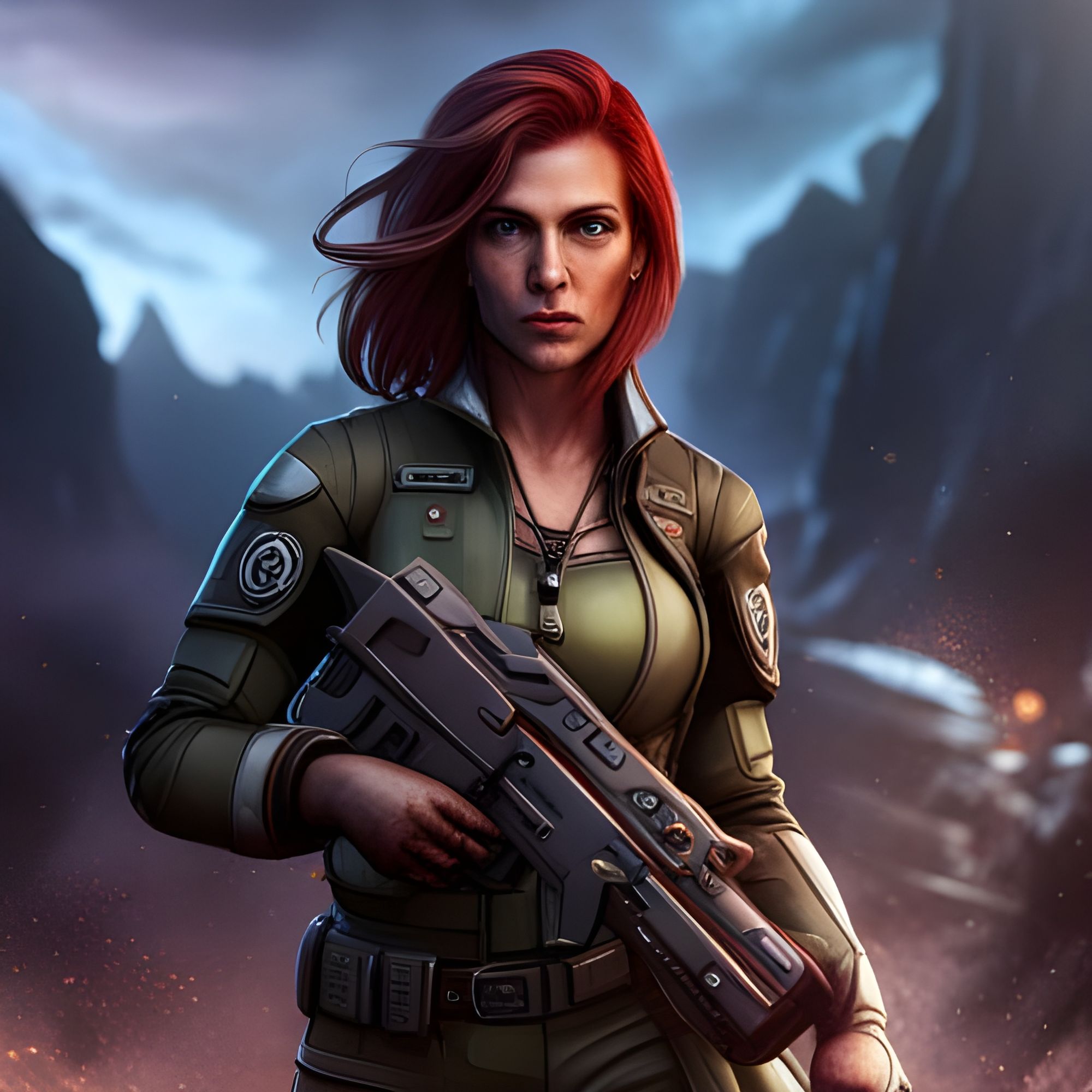 Nod female commando : r/nightcafe