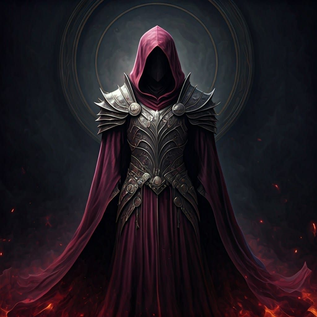 magical elven armor made of magic, dark fantasy, almost invisible, very light, looks like a burgundy robe, rpg item 