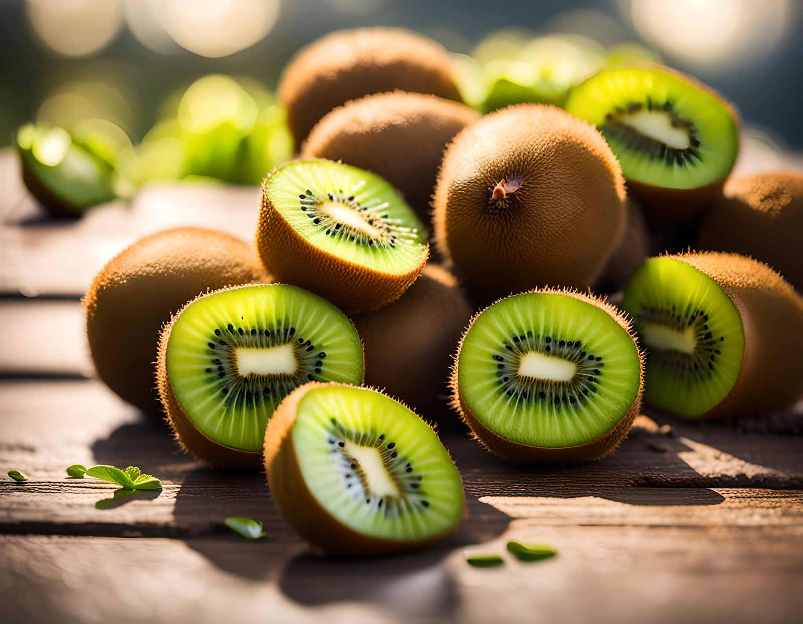 pile of kiwi fruit