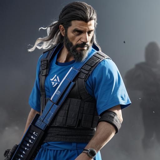 Two Young Men Walking Down a Street: Cinematic