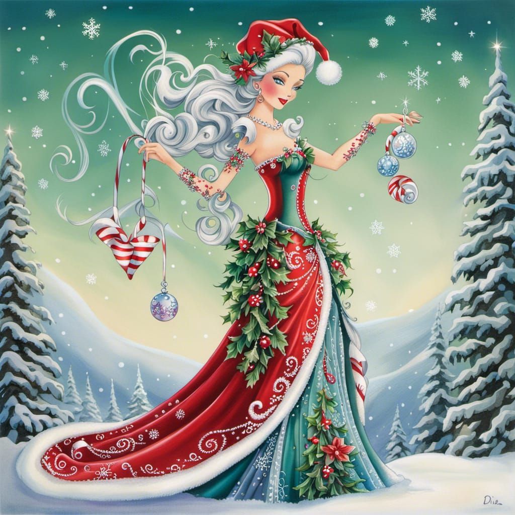 Mrs. Claus - AI Generated Artwork - NightCafe Creator