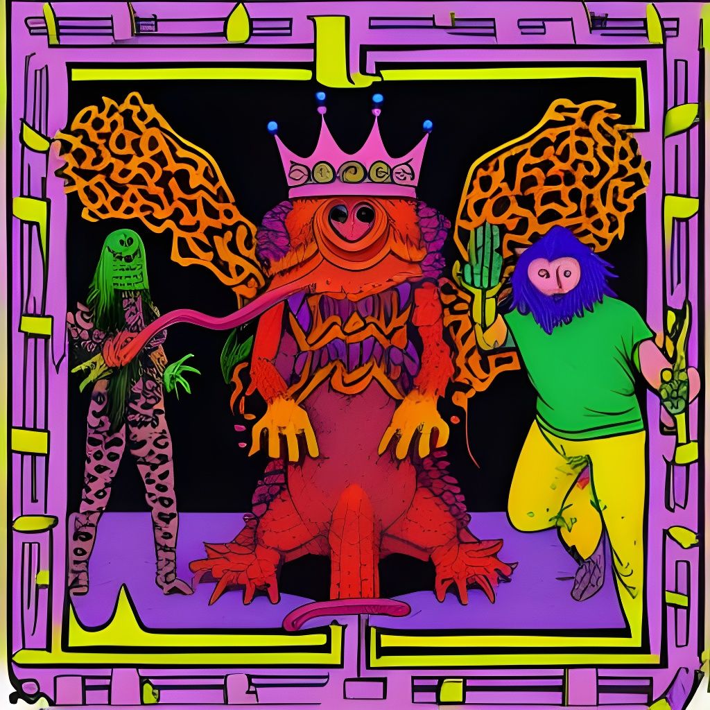 King Gizzard AI Generated Artwork NightCafe Creator