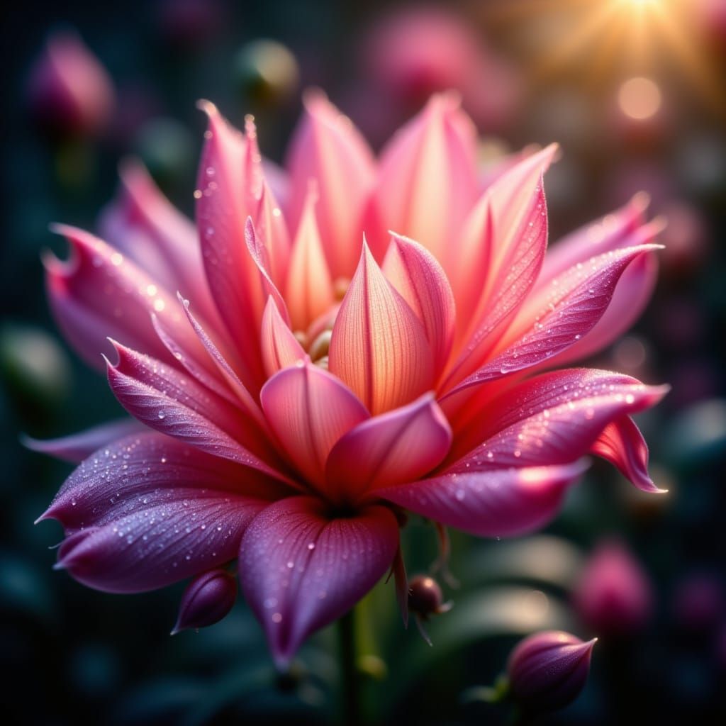 Morning dew flower up close <lora:Morning Dew Flowers:1.0>